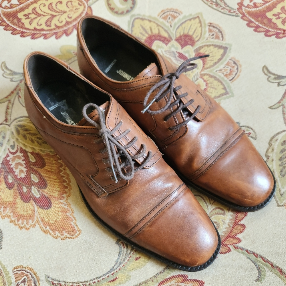 Johnston & Murphy Brown Leather Dress Shoes Size 7